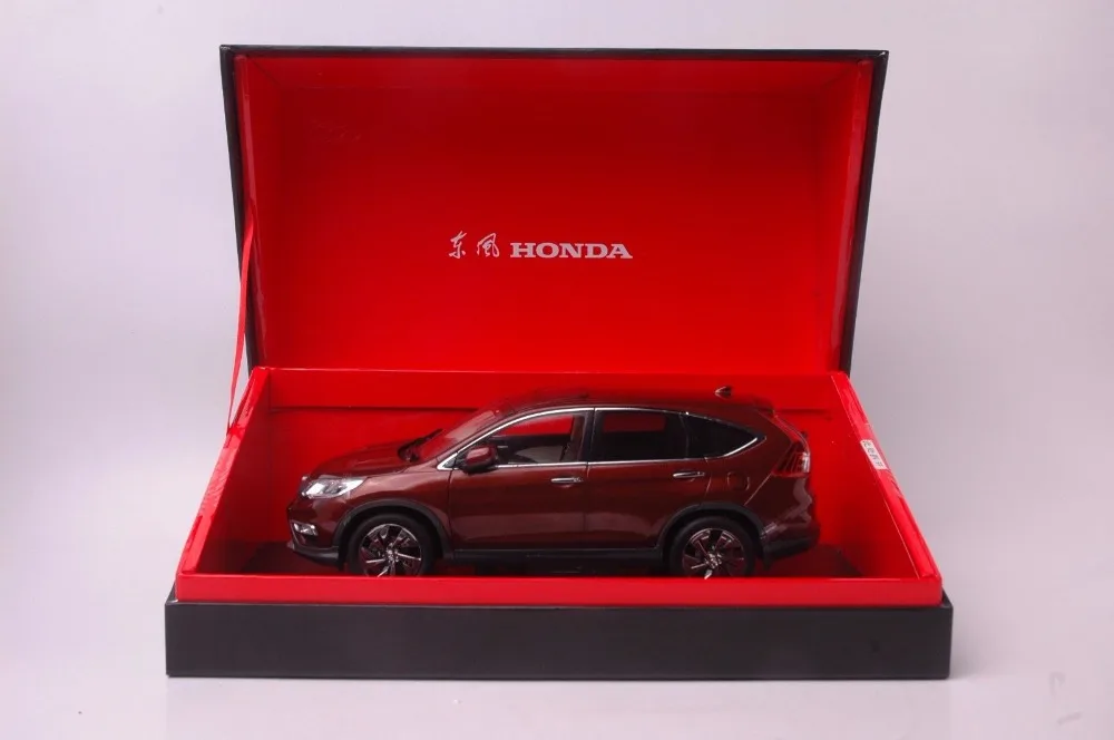 1:18 литья под давлением модель для Honda CR-V внедорожник коричневый редкий сплав игрушечный автомобиль миниатюрный коллекция подарки CRV CR V