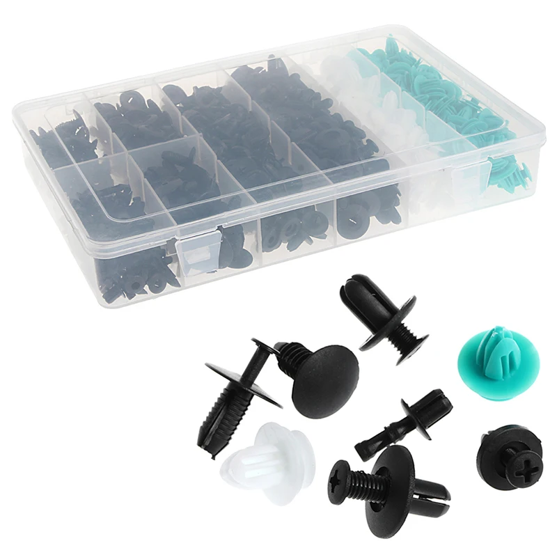 405Pcs Automotive Car Plastic Push Pin Rivet Trim Clip Assortment Kit