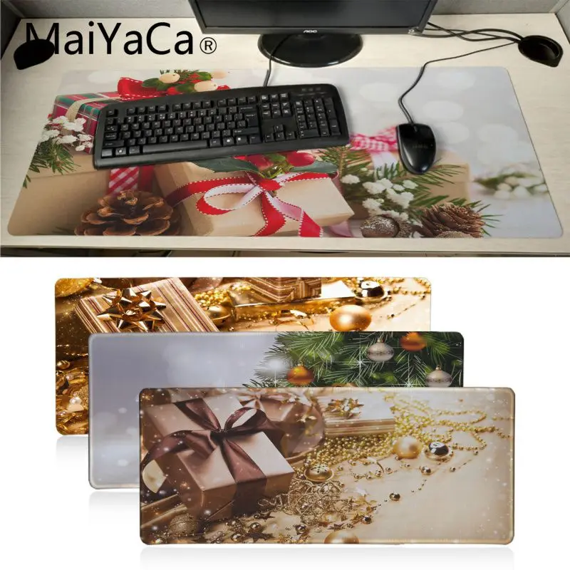 Maiyaca Рождественский подарок DIY дизайнерский Настольный коврик для мыши игровой