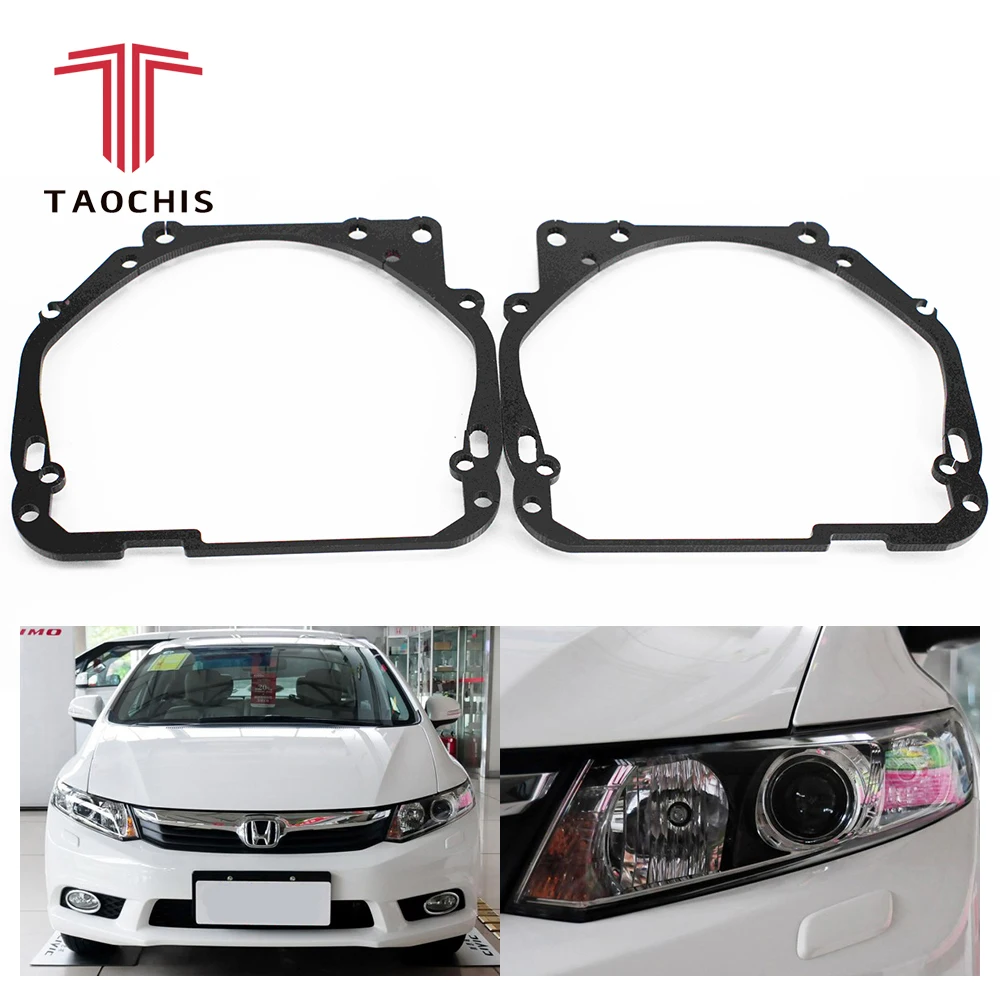 

Taochis Car-Styling frame adapter Head light Bracket for HONDA CIVIC 9 Hella 3R G5 5 Bi xenon Projector lens