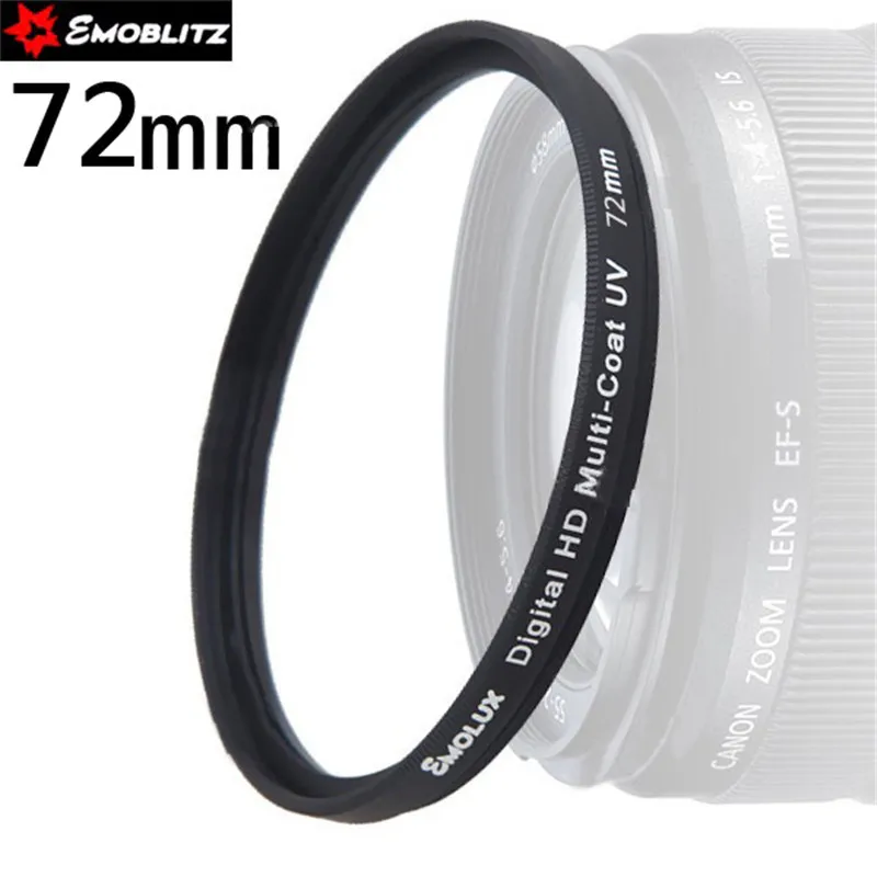 COMLYO Professional Matt black filter Digital Slim Ring HD DLP MC UV