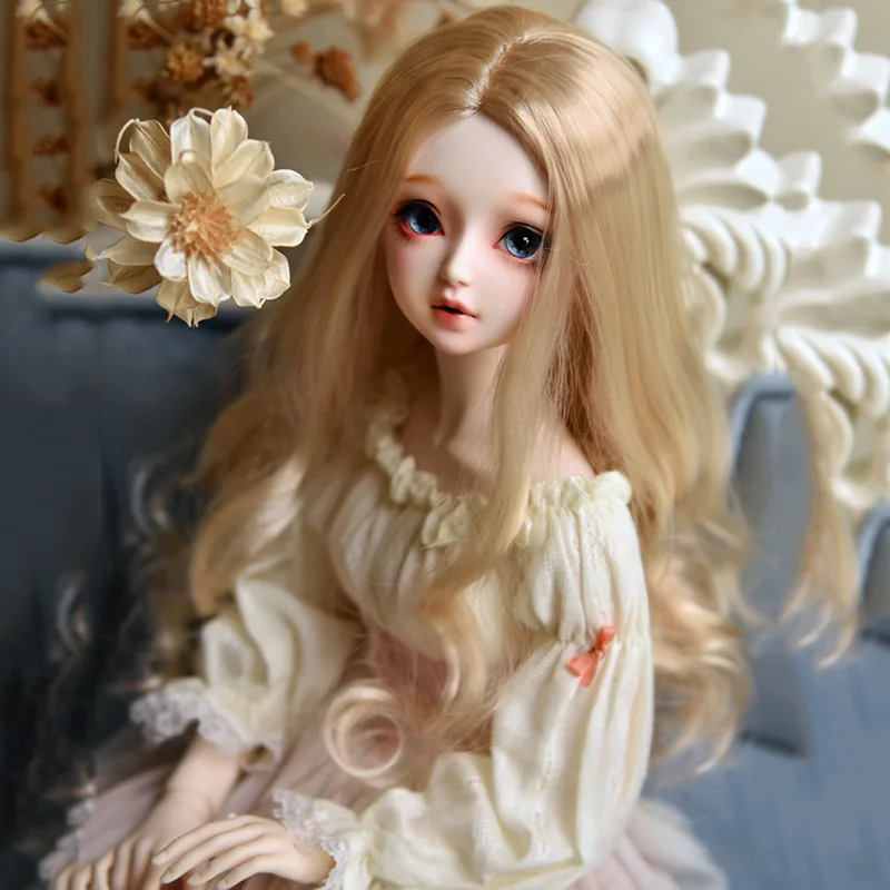 Cataleya bjd sd кукла волосы 1/3/4/6 гигантский детское супер-мягкое шелковистые длинные волосы-разделение curl аксессуары для куклы