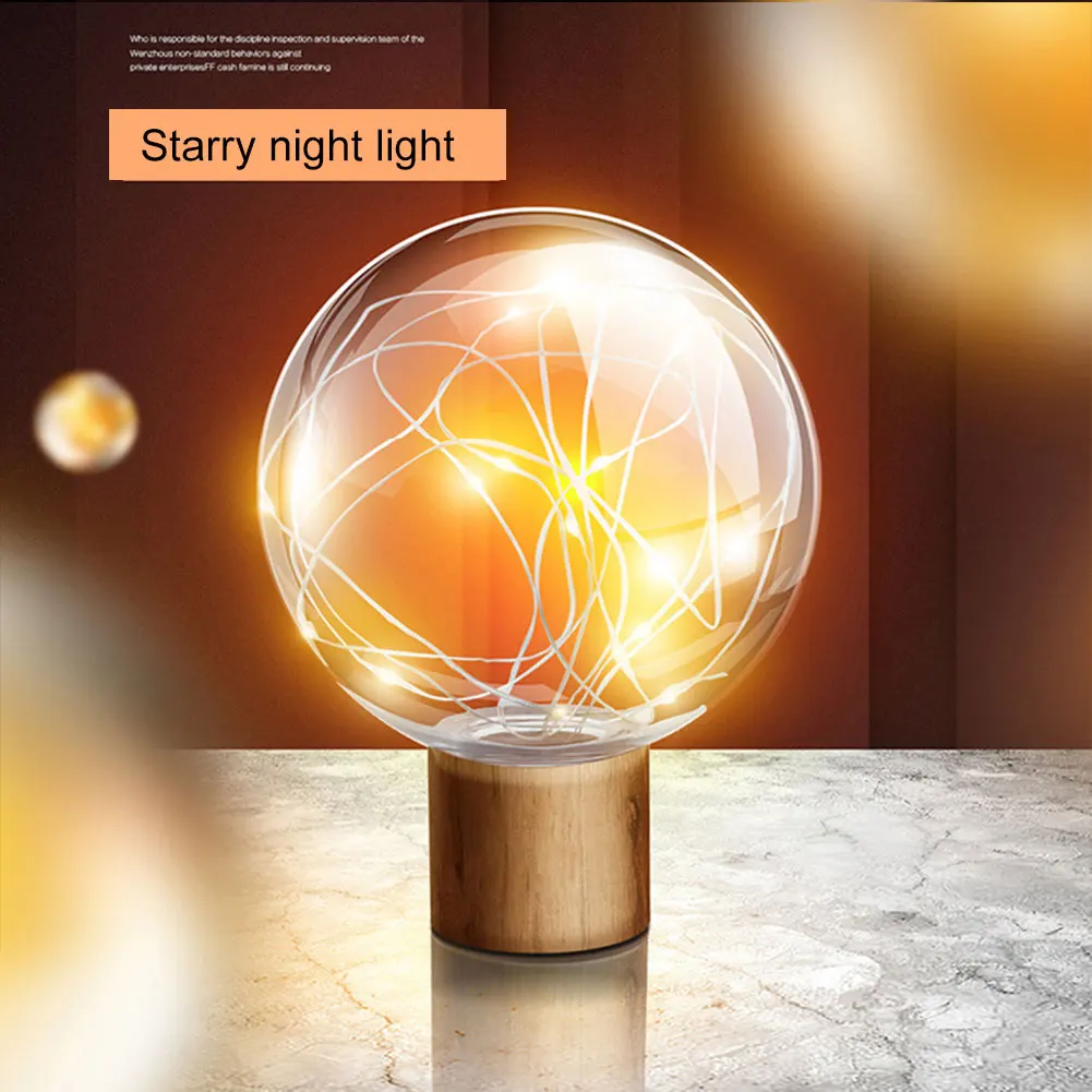 

USB Charging LED Night Light 3D Moon Star Night Bedside Lamp for Home Decor Gift LKS99