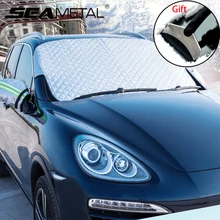 

Universal Car Window Snow Windshield Covers Winter Shade Sunscreen For Audi BMW Toyota Ford KIA Auto Goods accessories covers