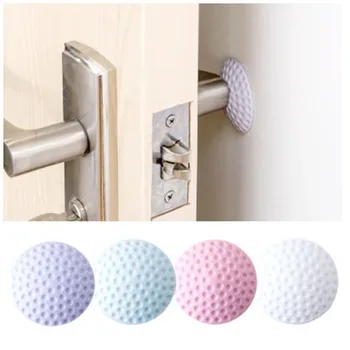 

Self Adhesive Circular Rubber Doorknob Lock Back Wall Protector Door Handle Buffer Guard Stoppers Crash Pad