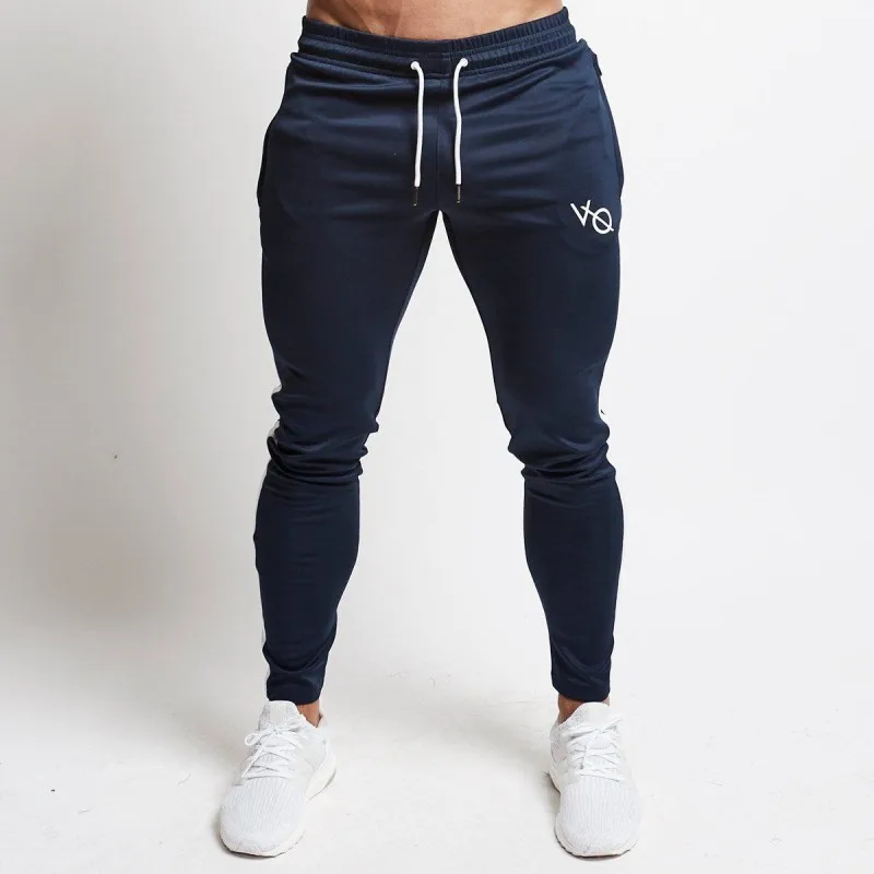 

New Mens Gyms Fitness Sweatpants Male Drawers Cotton Trousers Man Jogger Workout Pencil Pant Men Casual Fashion Slim Brand Pants