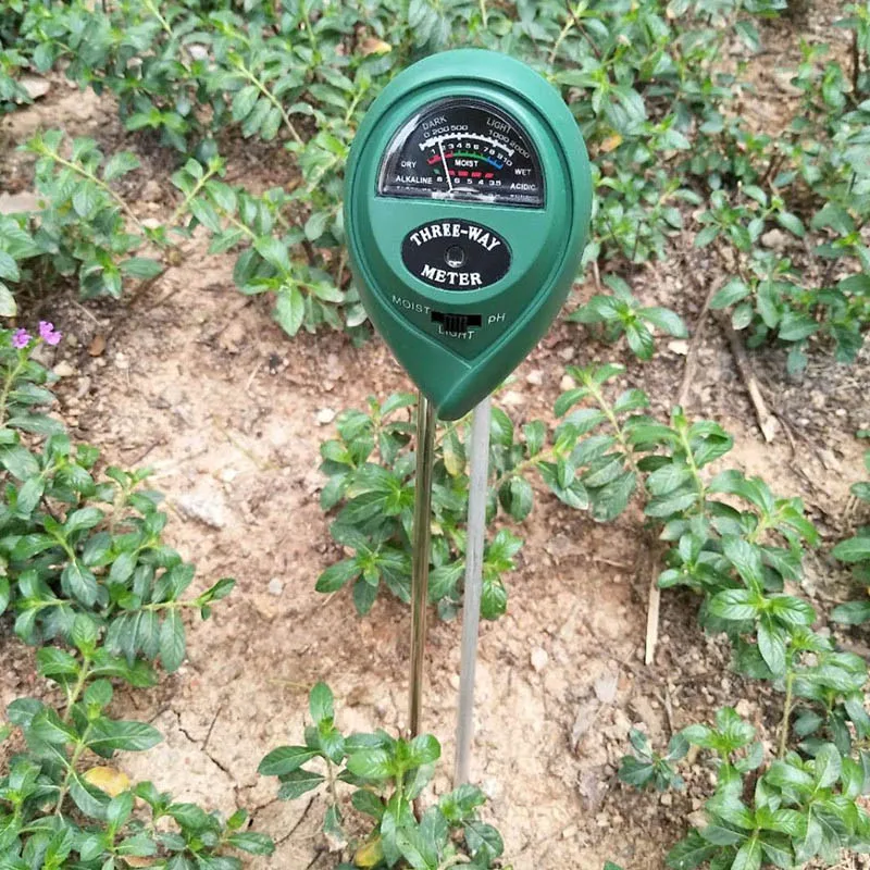 

3 In 1 Soil Tester Meter Tool Moisture Light PH Sensor Tools for Garden Lawn Plant Pot QJ888