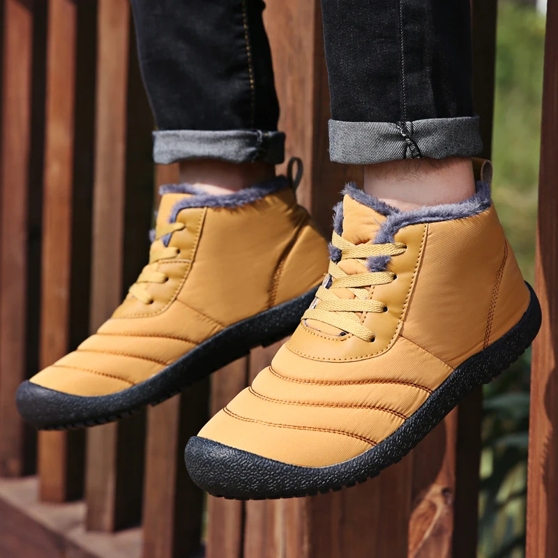 

Men's Boots High-top Warm Casual Shoes Winter Brand Outdoor Men Boots High Quatily Fashion Driving Shoes Zapatillas Hombre