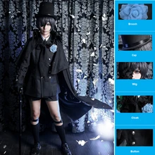 Costume de Cosplay noir pour homme, Costume d'halloween, Costume de fête fantaisie, Costume de tous les jours