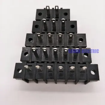 

10pcs 7.62mm Pitch 300V 20A PCB Barrier Terminal Block Insulated Terminal Connector EX25HM KF25HM-7.62