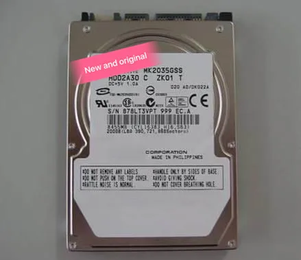 100% новый в коробке 3 года гарантии MK2035GSS SATA 200G требуется больше фото под углом