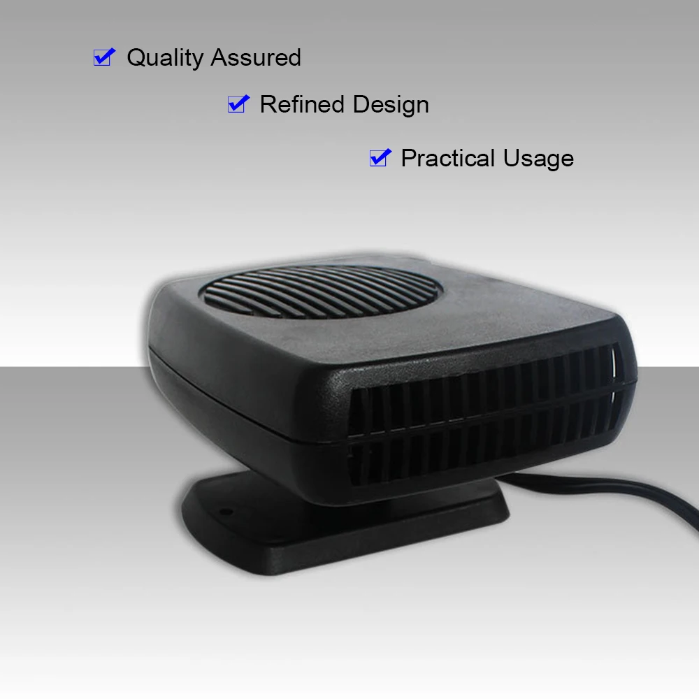 

Universal Car Auto Portable 12V 150W Ceramic Heating Cooling Fan Windscreen Window Heater Fan Defroster Demister