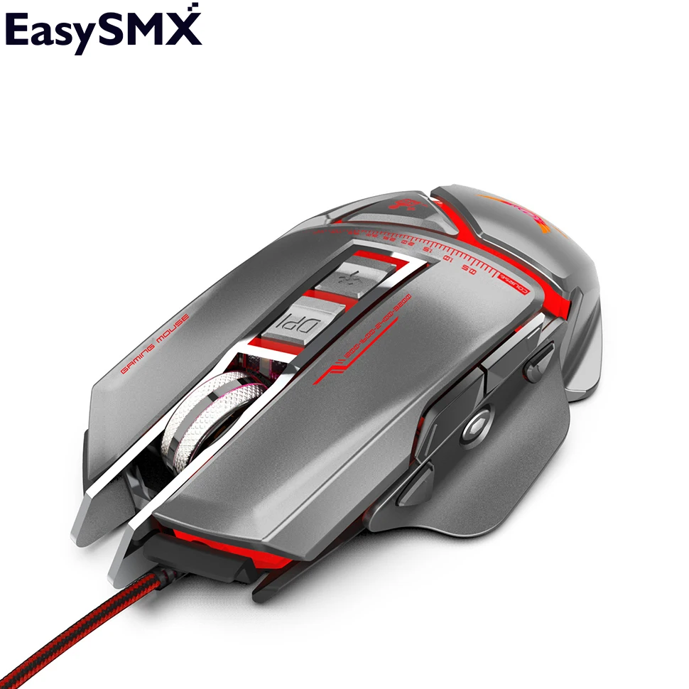

EasySMX X400 Gaming Mouse Game Mouse 11 Buttons 3200DPI LED Optical USB Computer Mouse Gamer Mice ame Mouse Mause For PC Gamers