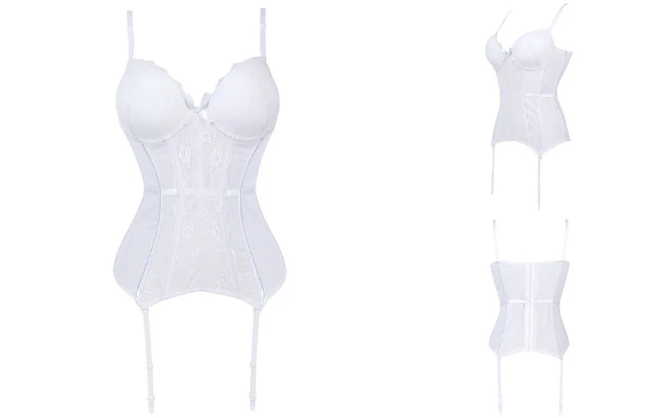 white corset sexy  (10)