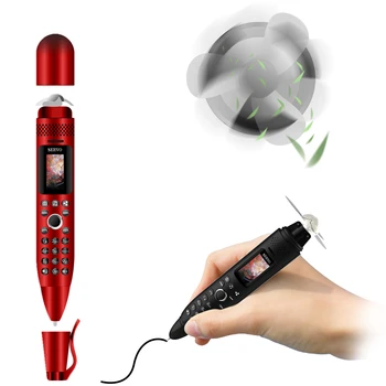 

Pocket mini Recording Pen Mobile phone SERVO K08 Magic Voice reporter celulares Bluetooth Dialer portable fan Cellphone PK K07