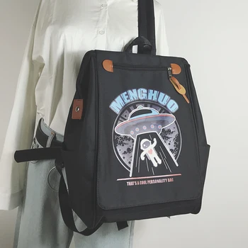 

Women's Bag Brand Originality Design Schoolbag female 2019 Oxford cartoon printed backpack female campus high school backpack