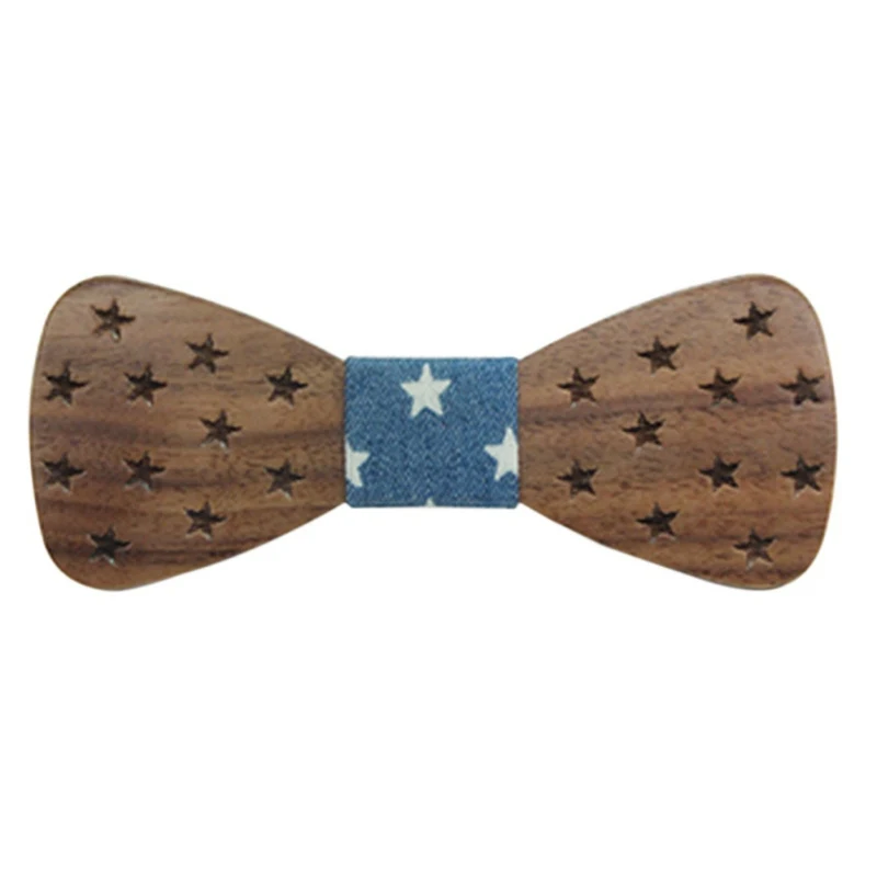 ROPALIA/деревянный галстук-бабочка для маленьких мальчиков, галстуки для детей, одежда, аксессуары, Одноцветный с бантом, в горошек, детская деревянная бабочка