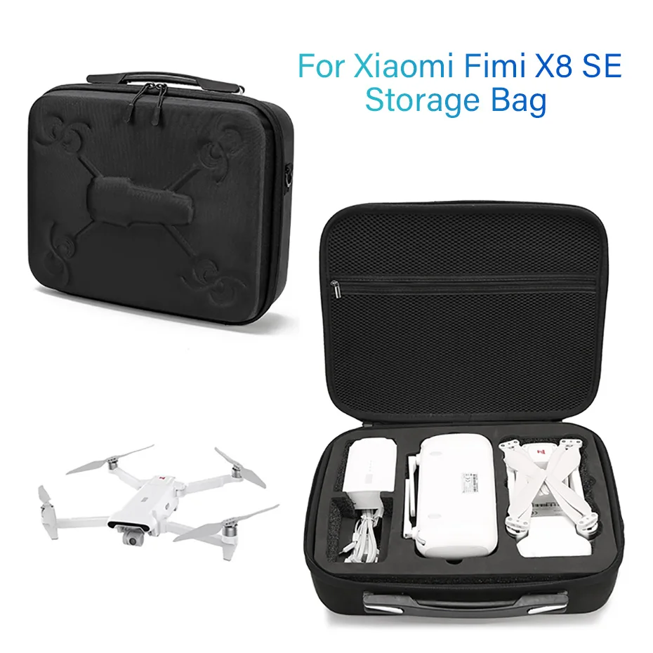 Сумки для Дронов твердая кожа сумка хранения Xiaomi Fimi X8 SE RC Quadcopter переносная через
