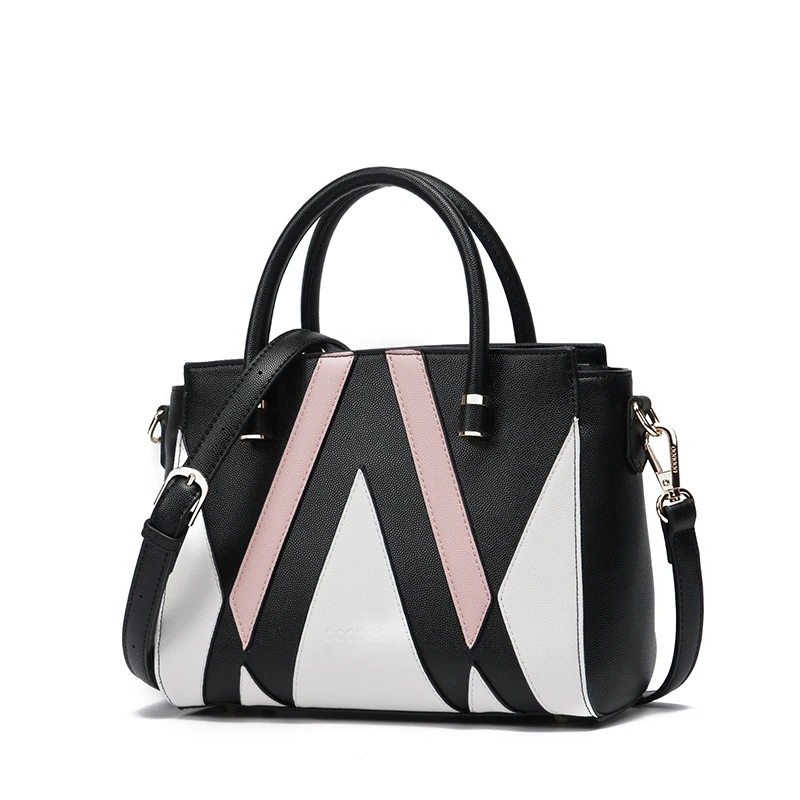 

Female Handbag Large Capacity Leather Totes Patchwork Fashion Crossbody Bags New Casual Shoulder Bag Women's Daily Commuting Bag