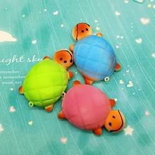 Etmakit Новое поступление 7 см x 5 см Kawaii мягкая желтая черепаха булочка мягкие Черепашки телефонные ремни хлебные брелки случайный