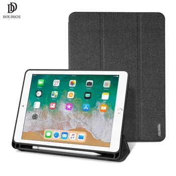 

DUX DUCIS Smart Case For iPad 9.7 2018 Stand Leather Flip Cover for iPad 9.7 inch 2018 2017 with Pencil Holder Coque Auto Sleep