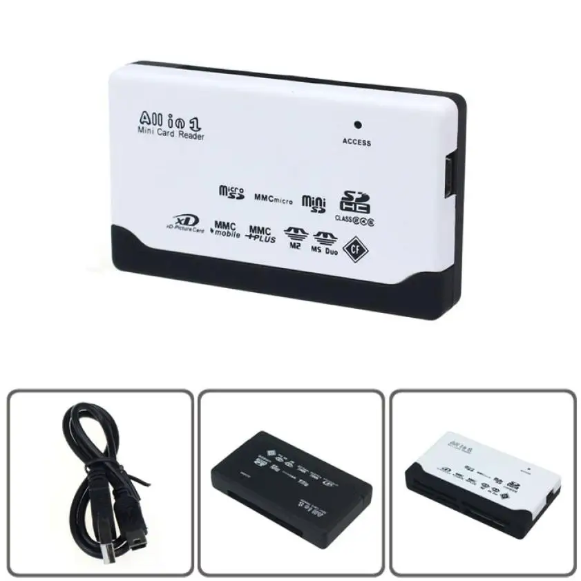 Заводская цена Лидер продаж хорошее качество USB 2 0 кардридер для SD XD MMC MS CF SDHC TF Micro