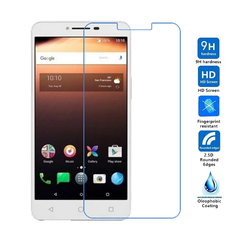 Для Alcatel 5 7 &quotзакаленное стекло 9H 2.5D Премиум-защитная пленка для A3 1X 2019 One Touch Pixi 4 6 0