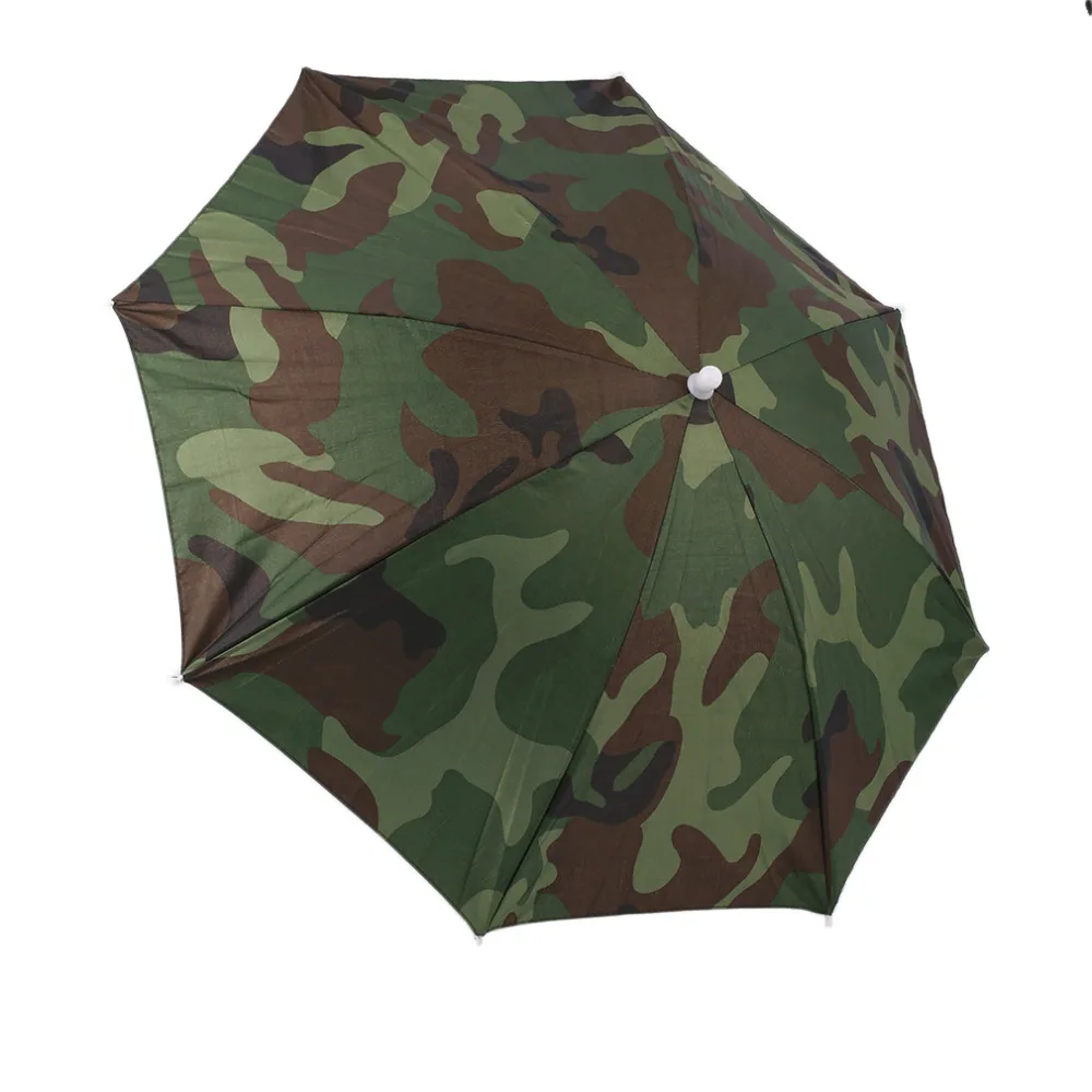 69 см портативный открытый зонт-шляпа складной унисекс зонтик Рыбалка Туризм Гольф пляж головной убор Handsfree зонтик