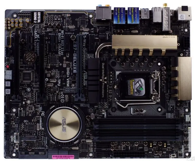 

Original Used Asus Z97-Deluxe Desktop Motherboard Z97 for intel Socket LGA 1150 i3 i5 i7 DDR3 32G ATX UEFI BIOS Mainboard