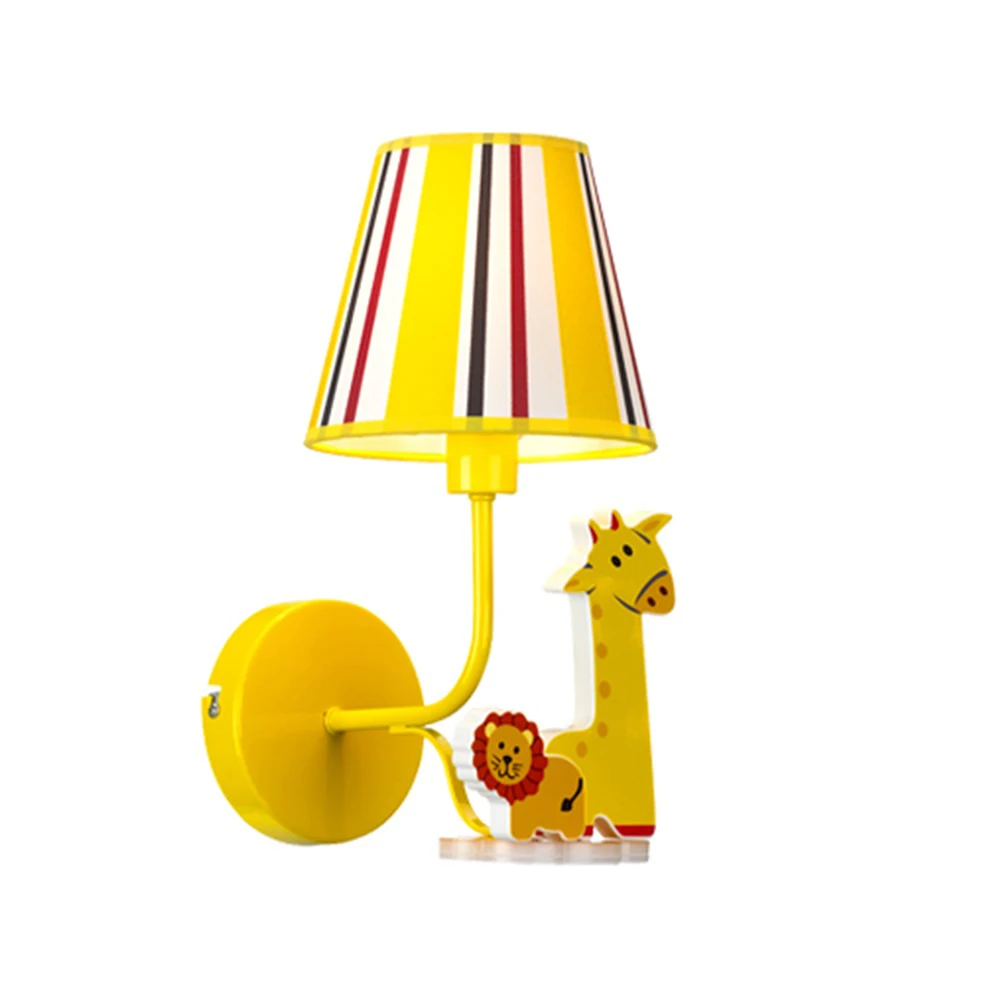 

LED Bulb Bedroom Wall Lamp Contemporary Children's Room 110V-220V LED Wall Lamp Flower Girl Modern Lamp E27 Luminaria
