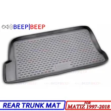 Для Daewoo Matiz 1997- автомобильный коврик для багажника iner boot cargo tray напольный ковер для багажника задний Стайлинг декоративная защита