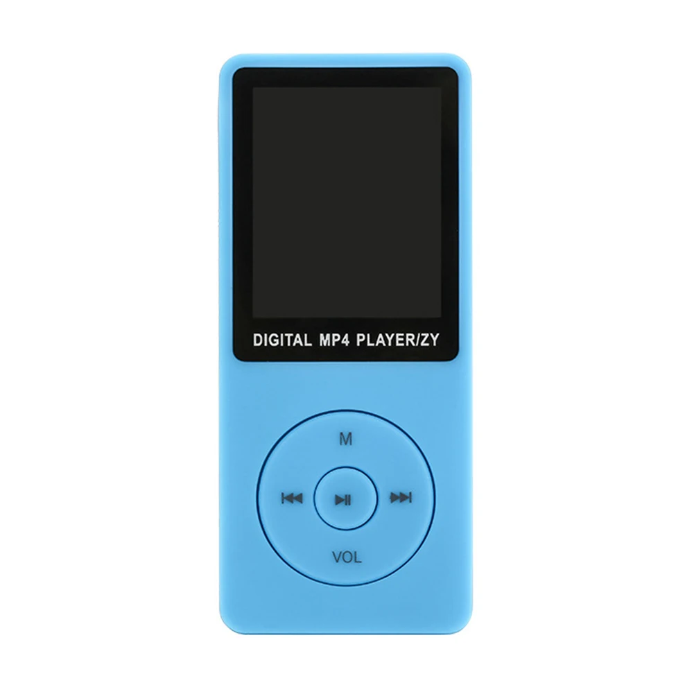 Спортивный MP3 музыкальный плеер Walkman с 1,8 дюймовым экраном и вставной картой, Полнодиапазонный FM стерео радио, встроенный микрофон, высокое качество