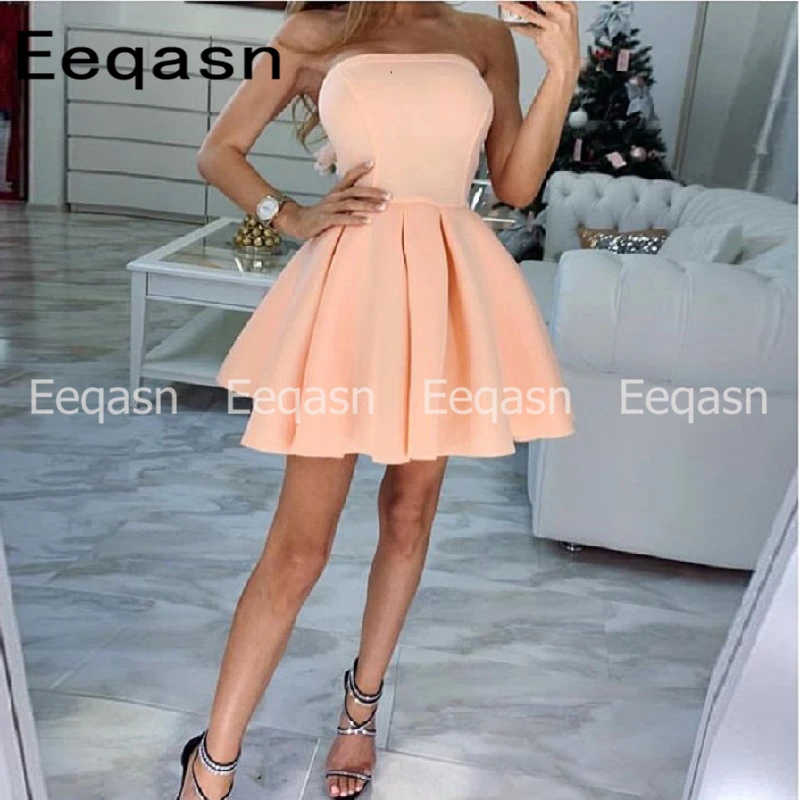 simple light pink dress