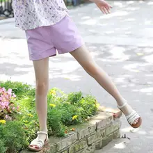 Новинка из мультфильма «Холодное сердце» ; летние хлопчатобумажные шорты модные шорты для девочек От 6 до 11 лет A806