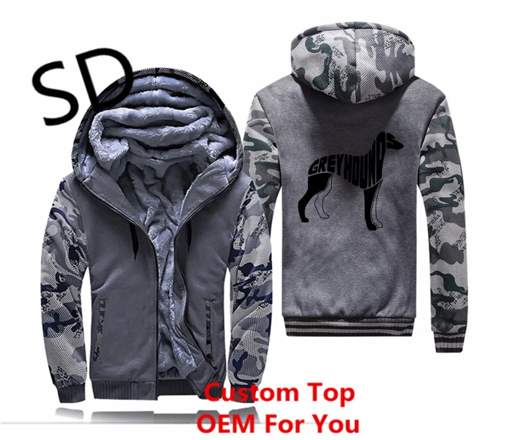 Dropshipping Hommes Manteau Zipper Chien navy Hiver Blue Par Sweat Greyhound dark Épaississent Veste Hoodies Gray Hombre Sweats Sudaderas 3d Gray rE6wqrA