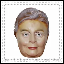 Adults Hillary Mask For USA Presidential Election Props Donald Trump Billionaire Halloween Costume Cosplay Realistic full Mask