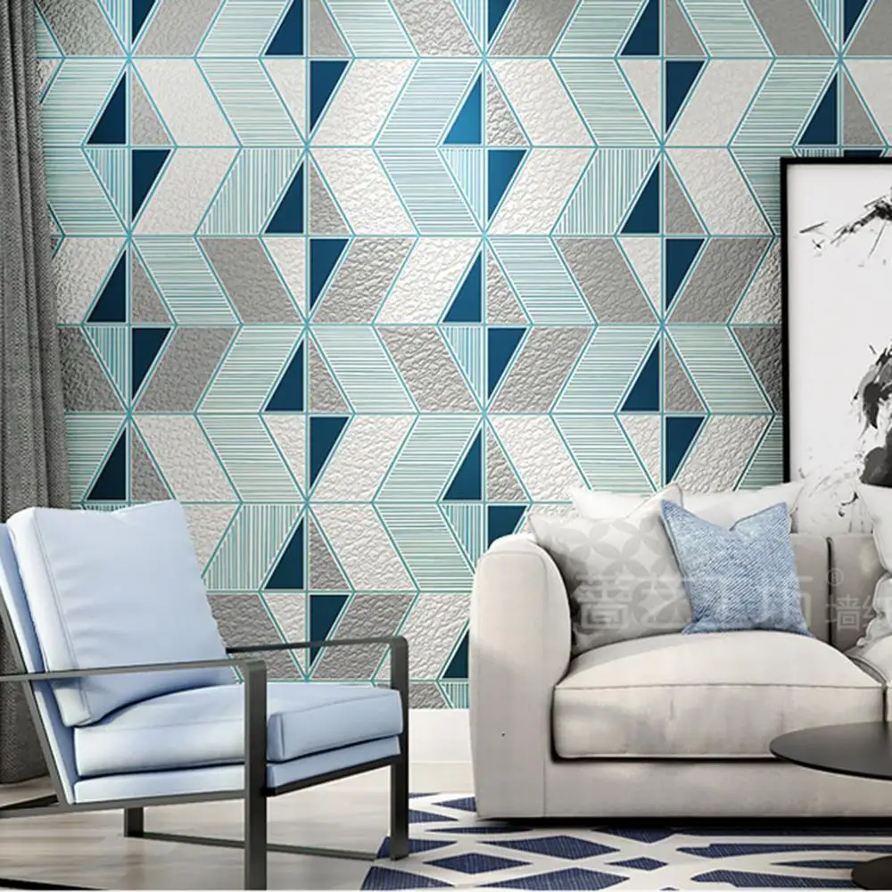 Online Shop Kelas Tinggi 3D Ruang TV Latar Belakang Wallpaper Yang