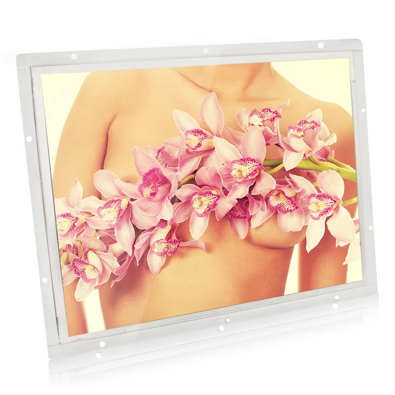 

vga interface 12 inch / 12.1 inch high resolution metal shell open frame industrial control and household use lcd monitor