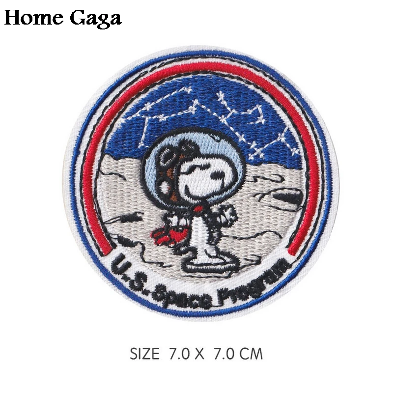 

Homegaga dog Embroidered Iron on Patches para Clothing Clothes Appliques cosplay jersey wallet shoes badge Sticker D1733