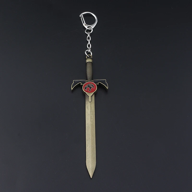 

2 Colors Thundercats Sword Keychain Chaveiro 12cm Long Deluxe Sword Of Omens Thundercats Key Chain Ring Llaveros