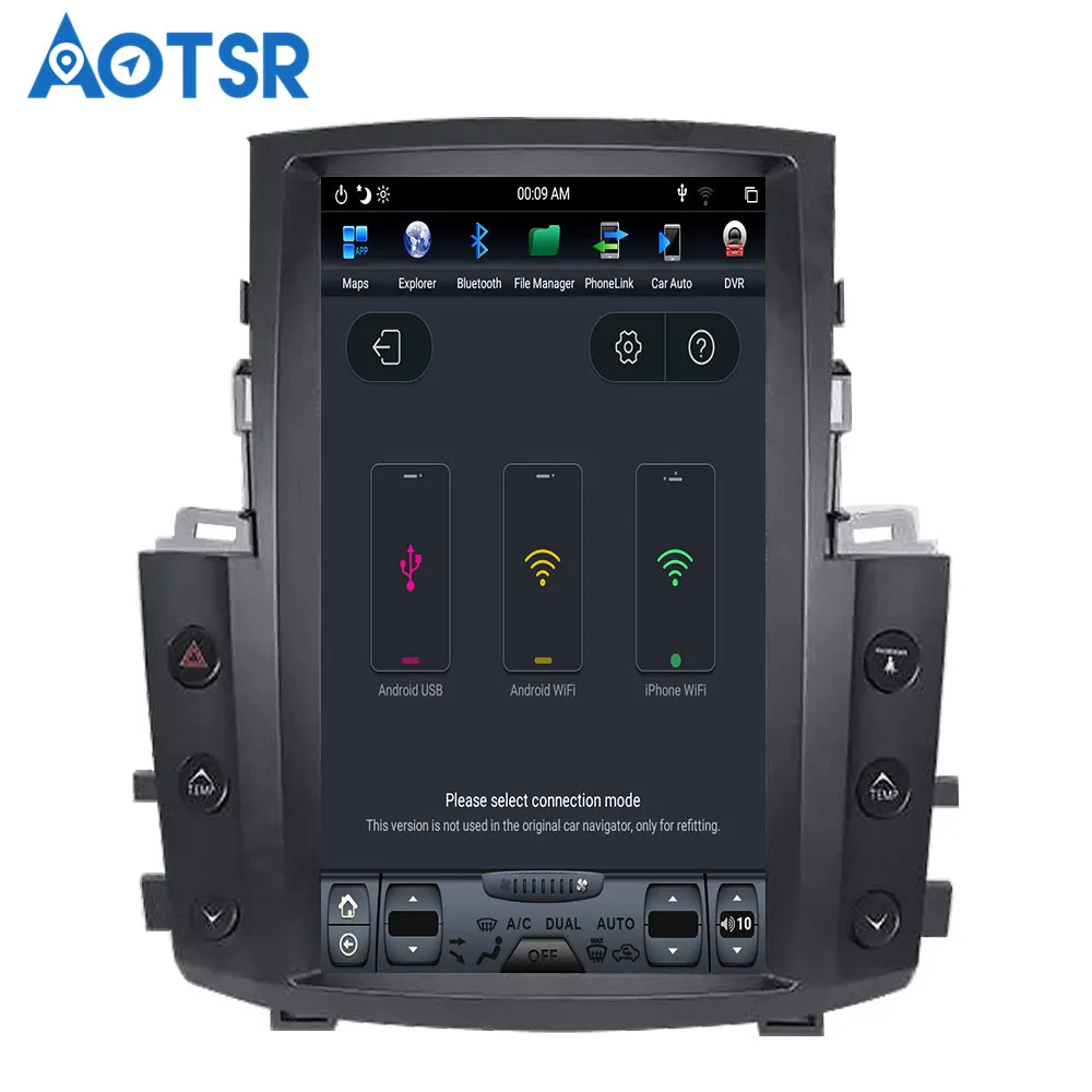Sale Android 8.1 Tesla style 4GB RAM Car GPS Navigation Auto No DVD Player For Lexus LX570 radio tape recorder head unit multimedia 2 Sale Android 8.1 Tesla style 4GB RAM Car GPS Navigation Auto No DVD Player For Lexus LX570 radio tape recorder head unit multimedia 2