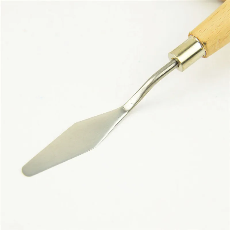 CONDA 11 шт., нож для деревянной палитры, шпатель из нержавеющей стали, палитра, нож для художника, масляная краска, инструменты, металлические ножи, лезвие
