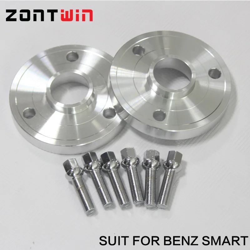 

2pc Alloy aluminum wheel spacer with bolt PCD 3-112 hub 57.1 suit for smart CABRIO(450) CITY-COUPE(450) FORTWO CABRIO (450)