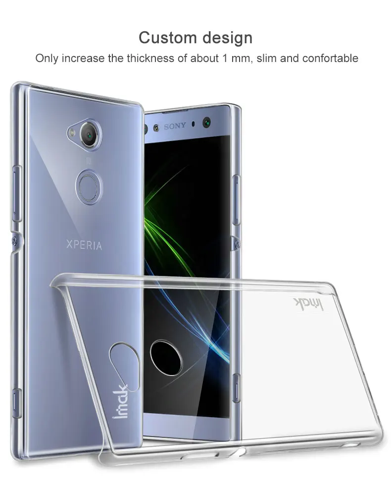 Для sony Xperia XA2 чехол sony Xperia XA2 Ультра чехол Imak жесткие чехлы для телефонов кристально прозрачный бесцветный защитный чехол задняя крышка