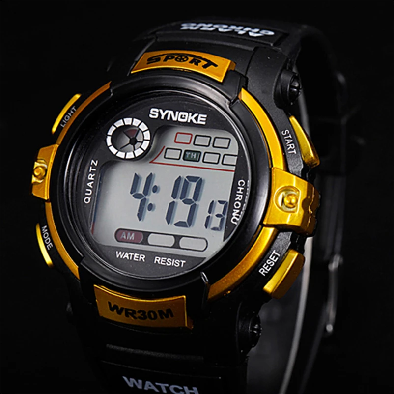 

Mens LED Digital Watch 30 M Waterproof Children's Electronic Watches Sport Outdoor Cartoon Watches Boys erkek kol saati 2019