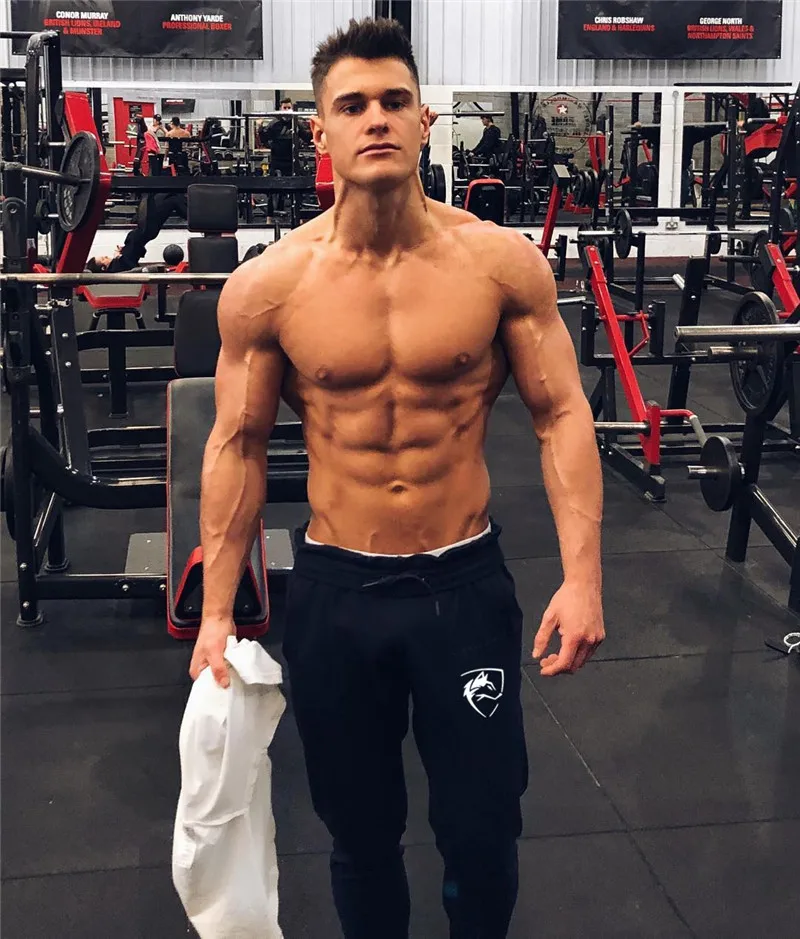 Sweatpants Gym Men Fitness Jogger Pants sport (2)