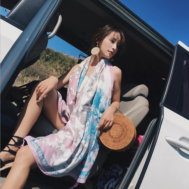 Women Scarfs For Ladies Scarves Summer Long Scarf Seaside Holiday Beach Towel Spring And Autumn Sunscreen Shawls |