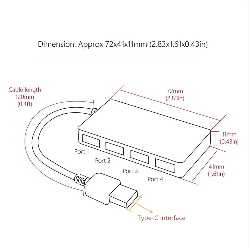 Адаптер питания на 4 порта USB 3 0 OTG 5 в пост. Тока|USB-хабы| |