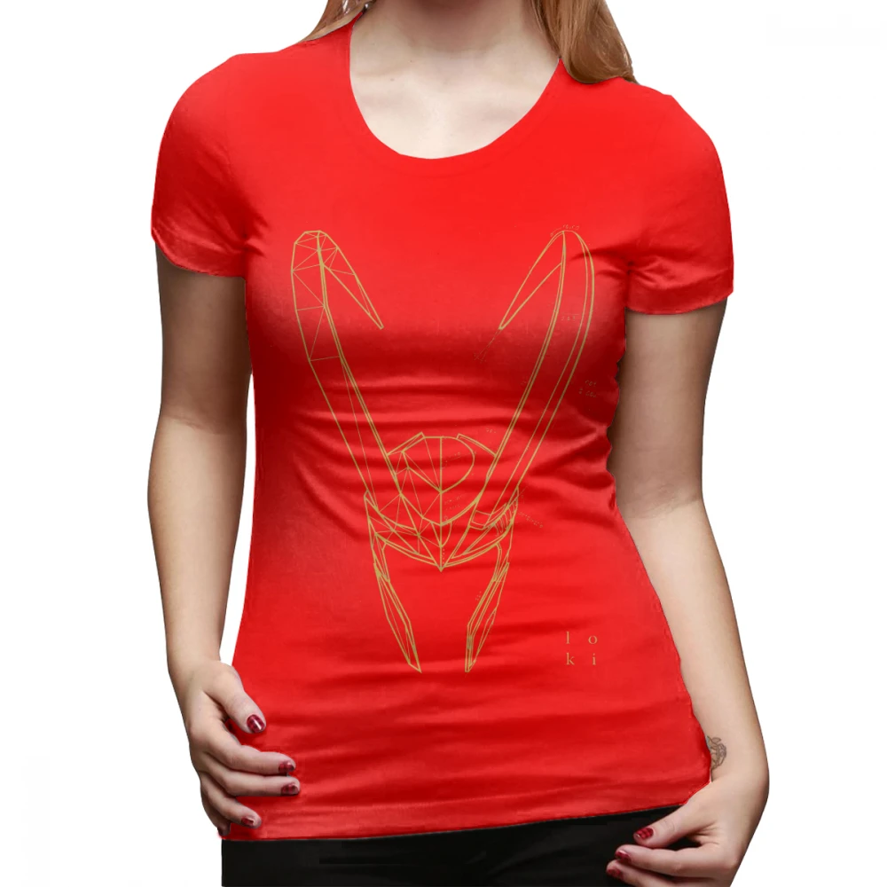 Футболка с надписью «Loki» Mischief, футболка с коротким рукавом, Новая модная женская футболка, уличная мода, 100 хлопок, круглый вырез, женская футболка - Цвет: Красный
