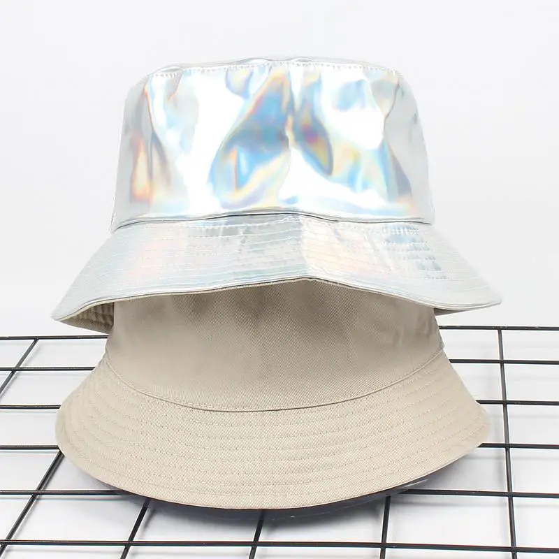 

2019 Cotton solid Two sides Bucket Hat Fisherman Hat outdoor travel hat Foldable Sun Cap Hats for Men and Women 530